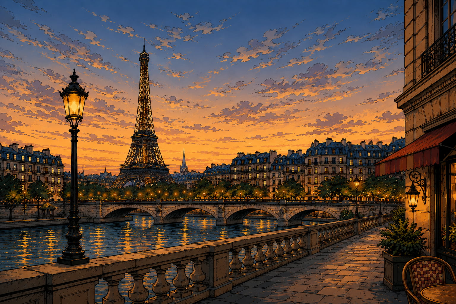 Vintage Paris jazz scene